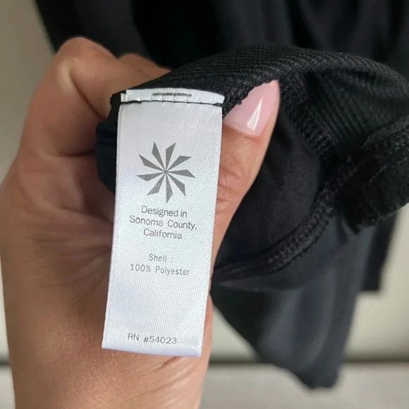 Athleta Black Surge Mesh Racerback Tank Top Size XL - Picture 5 of 9